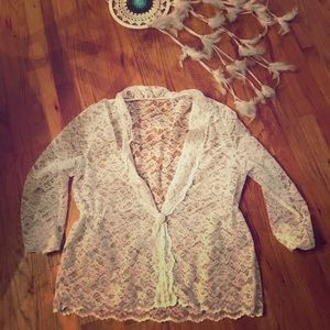 Ivory Lace Jacket